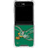 NFL Philadelphia Eagles Retro Logo Galaxy Z Flip6 Clear Case